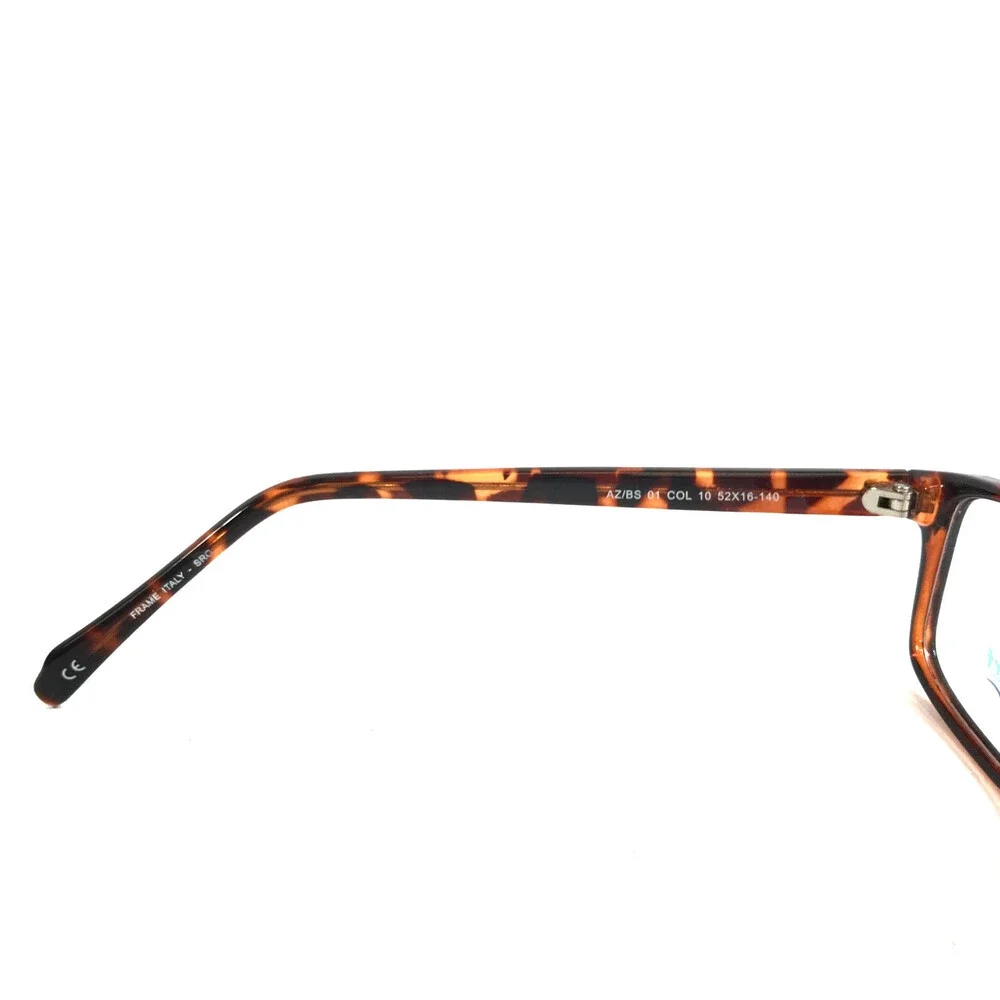 Blue Surf Eyeglasses Frame AZ/BS 01 COL 10 Tortoise Rectangle Full Rim 52-16-140